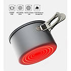 Набір cookware (2 каструлі та сковорода) Naturehike CNK2450CF010 алюміній для 2-4 осіб 3 ємності, фото 4