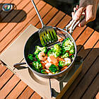 Набір cookware (2 каструлі та сковорода) Naturehike CNK2450CF010 алюміній для 2-4 осіб 3 ємності, фото 7