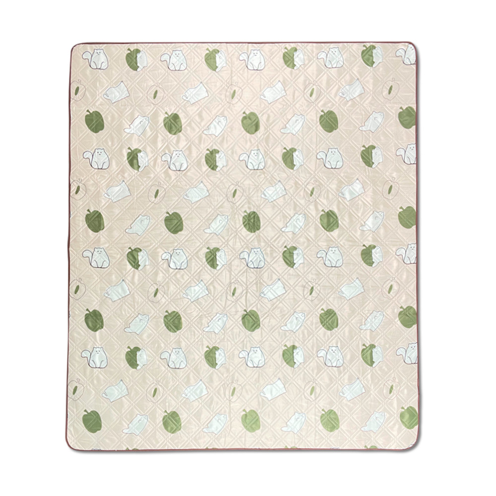 Коврик для пікніка Naturehike 210*240 CNK2350WS010 бежевий з котами водоотталкуючий на 10 осіб, фото 1