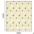 Коврик для пікніка Naturehike 210*240 CNK2350WS010 бежевий з котами водоотталкуючий на 10 осіб, фото 2