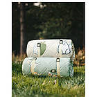 Коврик для пікніка Naturehike 210*240 CNK2350WS010 бежевий з котами водоотталкуючий на 10 осіб, фото 5