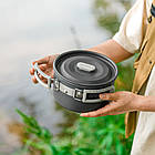 Набір cookware (2 каструлі чайник сковорода) Naturehike CNK2450CF010 алюміній 1.5 кг 4–7 осіб, фото 9