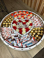 Подарочный набор со сладостями, Оригинальный подарок девушке, маме или дочери, подарок на Новый год