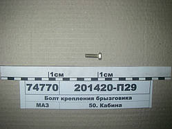 Болт кріплення бризковика (МАЗ)