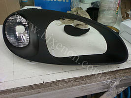 Установка биксеноновых линз G5 с покраской накладок на Daewoo Lanos 2