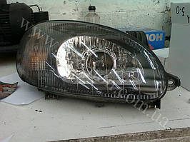 Установка биксеноновых линз G5 с покраской накладок на Daewoo Lanos 5