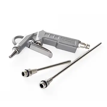 Пістолет продувний з набором наконечників (метал. корпус) 26/122/212мм APRO 850076