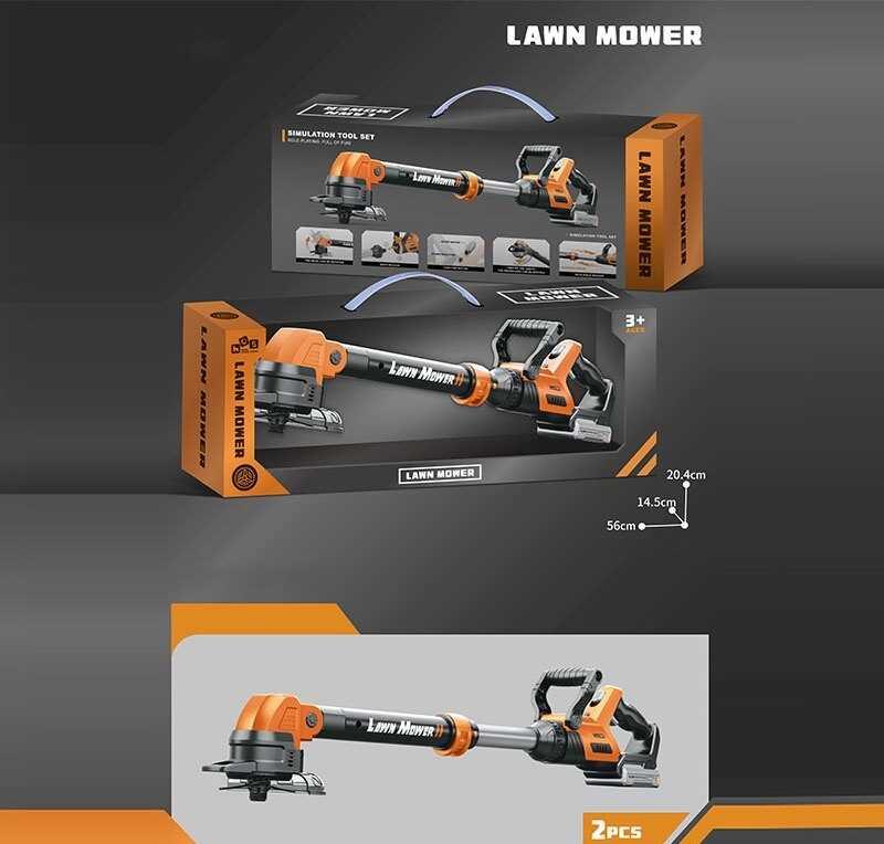Газонокосарка іграшка 778-105, 55 см, автоматичний принцип роботи, підсвітка, фото 1