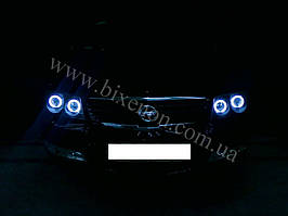 Установка биксеноновы линз G5 с глазами с покраской накладок на Nissan Almera 12