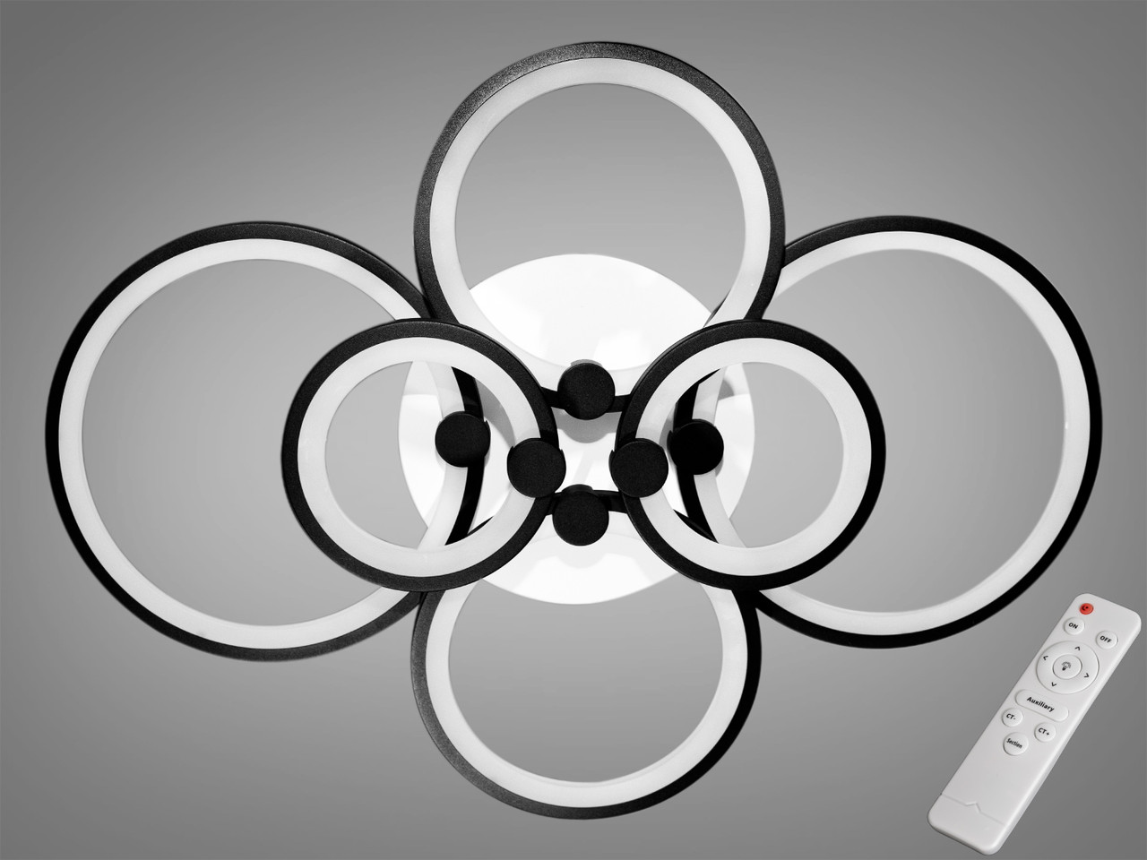 Стельова люстра Diasha з димером 110W 8022/6BK