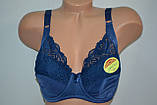 Бюстгальтер Yalisi без поролону чашка E Темно-синій, фото 2