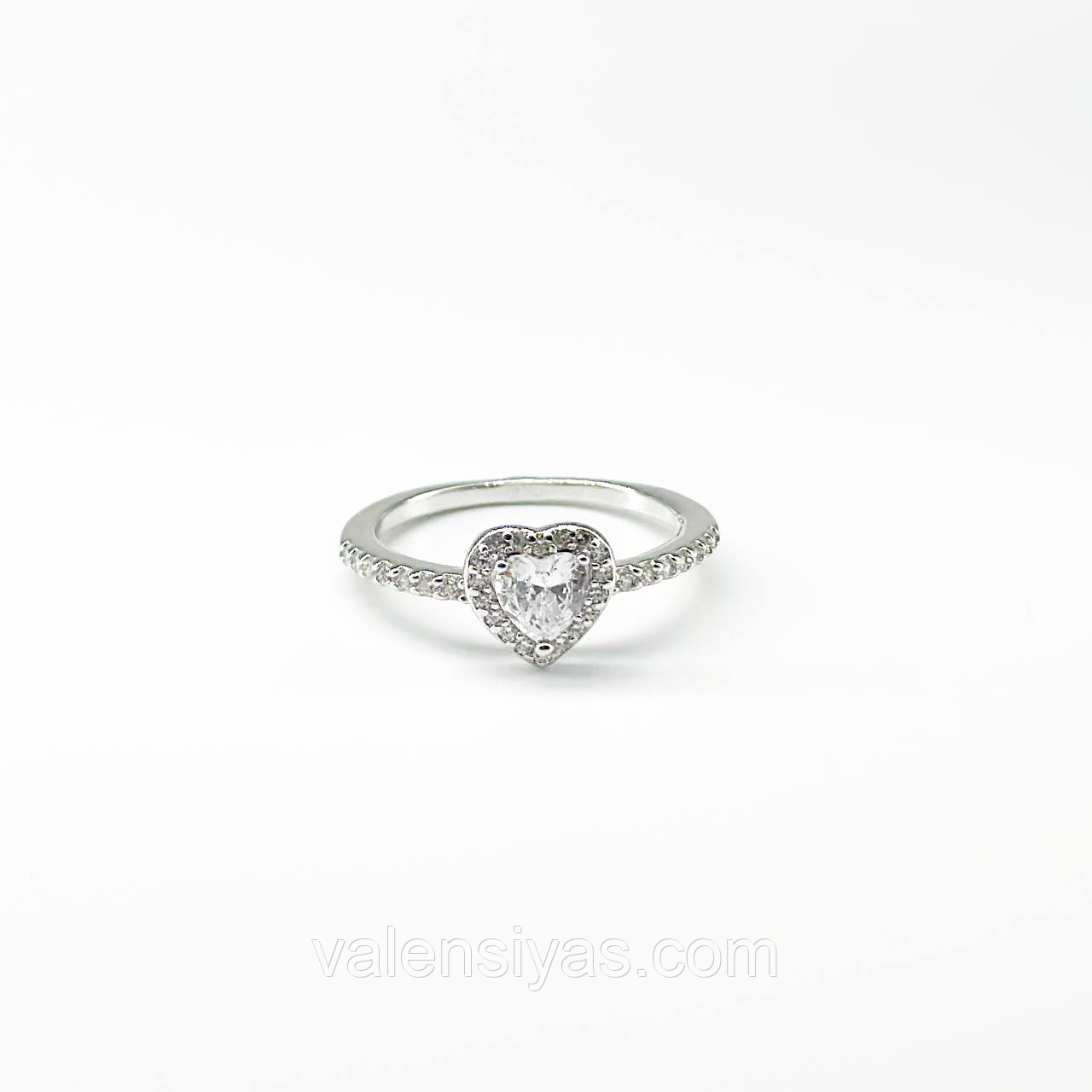 Срібна каблучка в стилі "Pandora" зі вставкою фіаніт, Розмір 16,0, Вага: 1.9 г