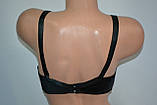 Бюстгальтер Yalisi 8124 без поролону чашка DD Чорний , фото 4