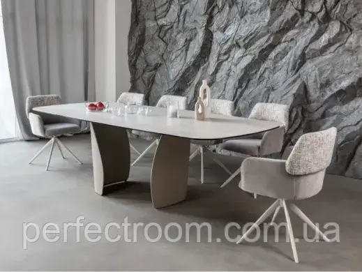 Керамічний стіл Паола TML-1265 сендвейв + бежевий, фото 1