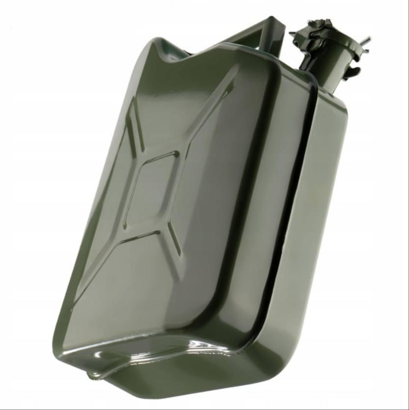 Стальна каністра 10-літрова Begris для палива, фото 1