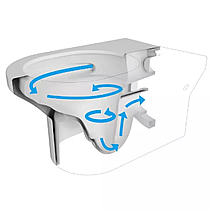 Унітаз підвісний Devit Do It 4010511 з кришкою soft-close, Vortex Flush, фото 4