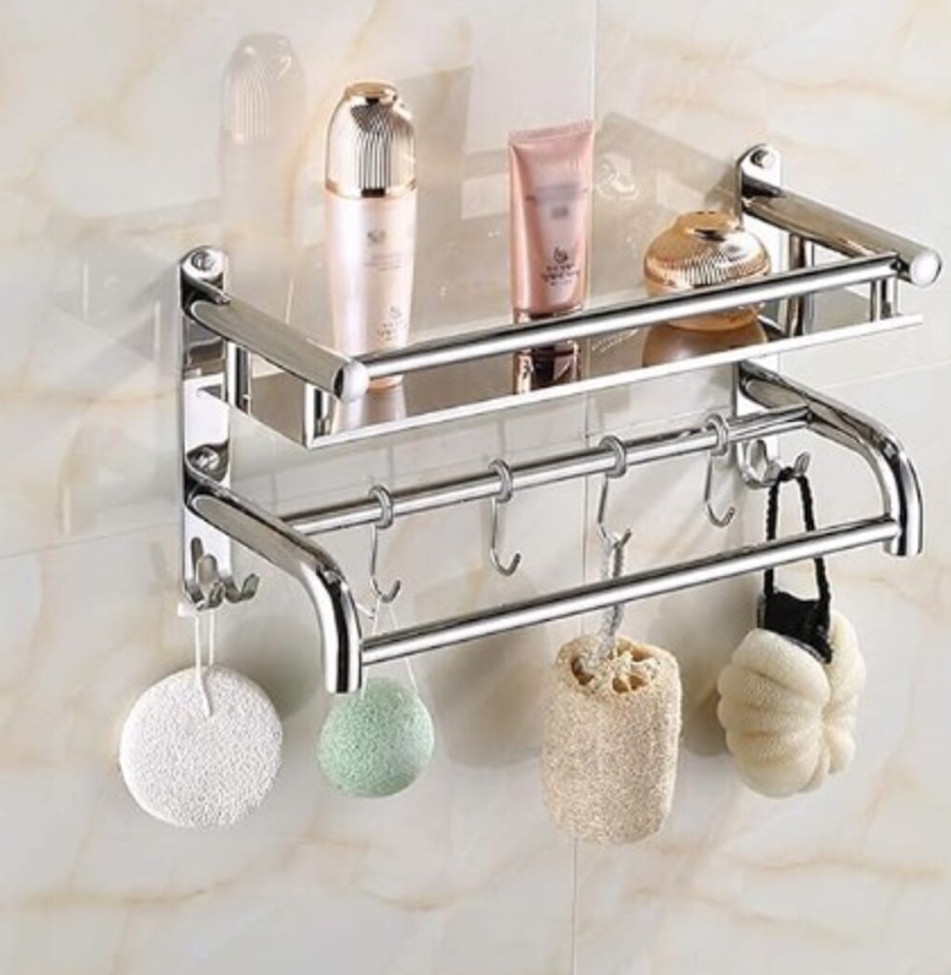 Полка для ванной комнаты, нержавеющая сталь