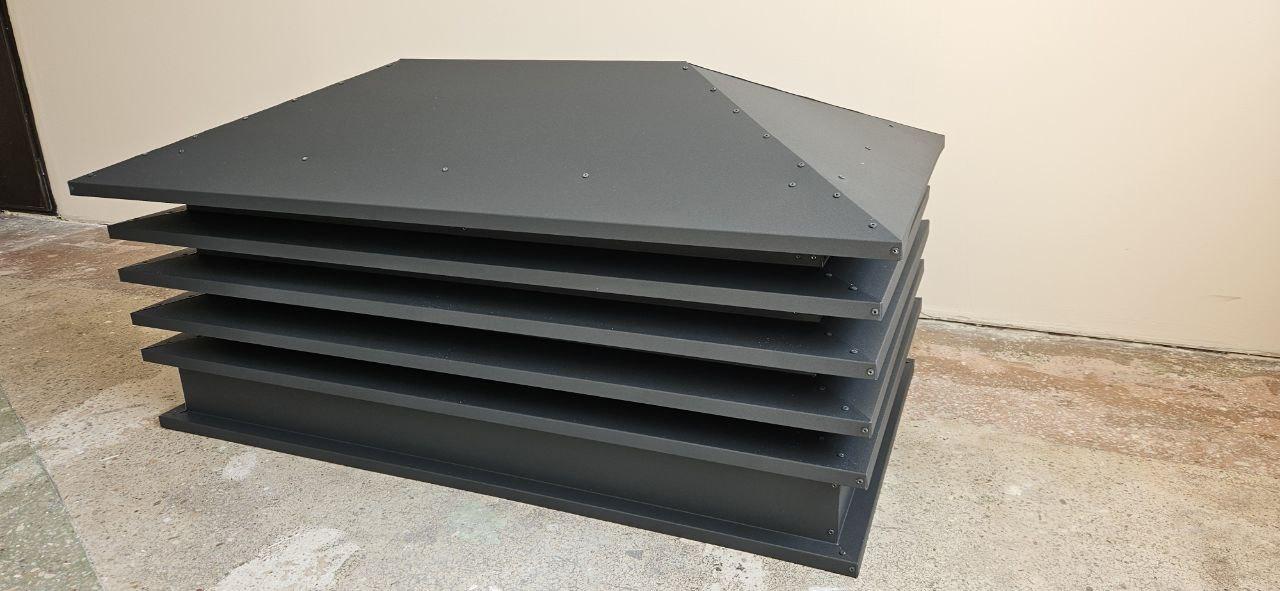 Вальмова накривка  (дашок) із багатьма жалюзі на холодну трубу, фото 1