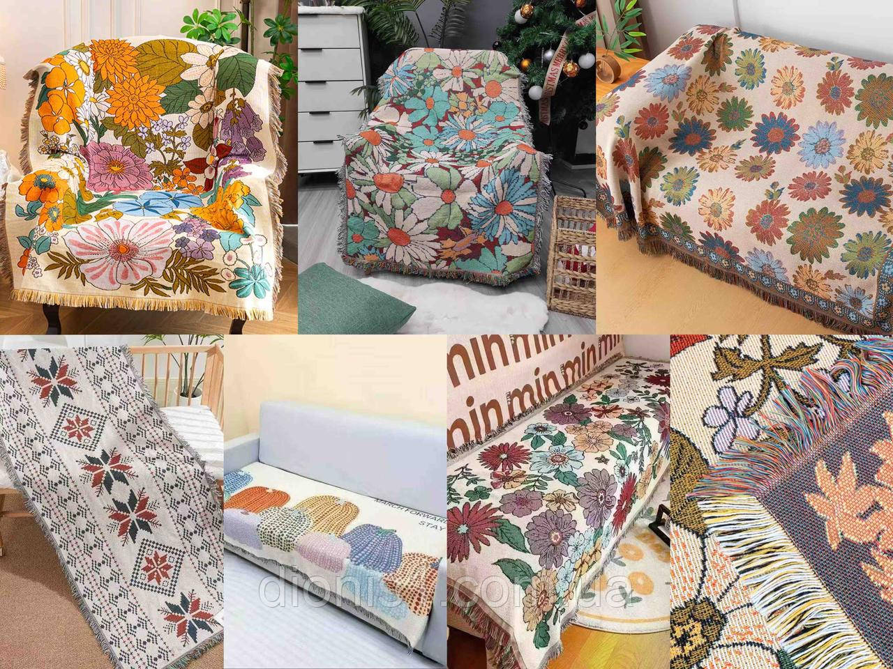 Гобеленова накидка на крісло/диван, розмір 85*175 см, фото 1