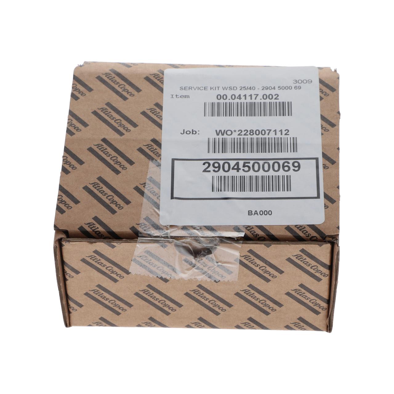 2904500069 Сервісний набір WSD25-40 Atlas Copco (оригінал), фото 1