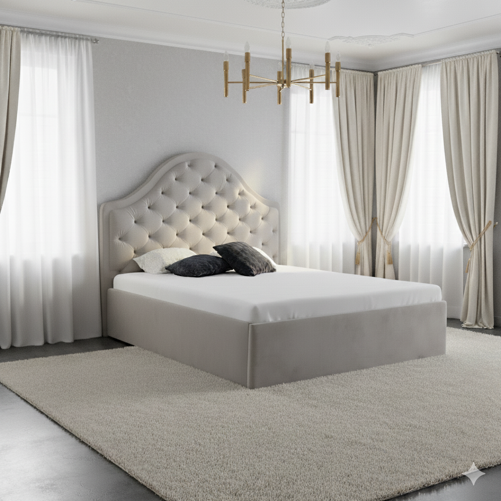 М’яке ліжко Мілана з підйомним механізмом, фото 1