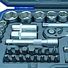Набір інструментів професійний 1/4" і 3/8" і 1/2" 151 од. Haisser BLACK 70257, фото 7