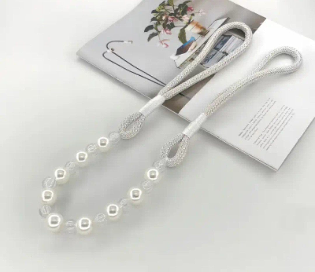 Підхват для штор і гардин (шнур з перлинами), фото 1