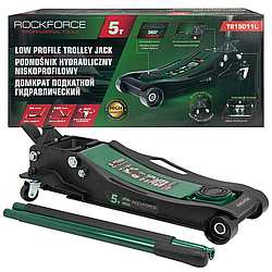 Домкрат 5 т низькийпідхват підкатний (96-595 мм) Rockforce RF-T815011L