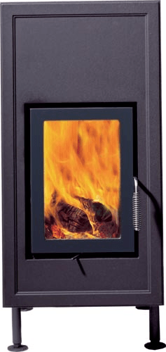 Класическая печь Brunner HKD 6.1 cast iron front plate/double-glazing/anthracite (classic front plate from mas