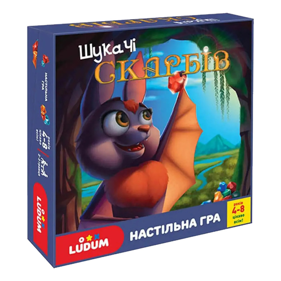 Дитяча настільна гра Шукачі скарбів Ludum LD1049-55 акінська мова, фото 1