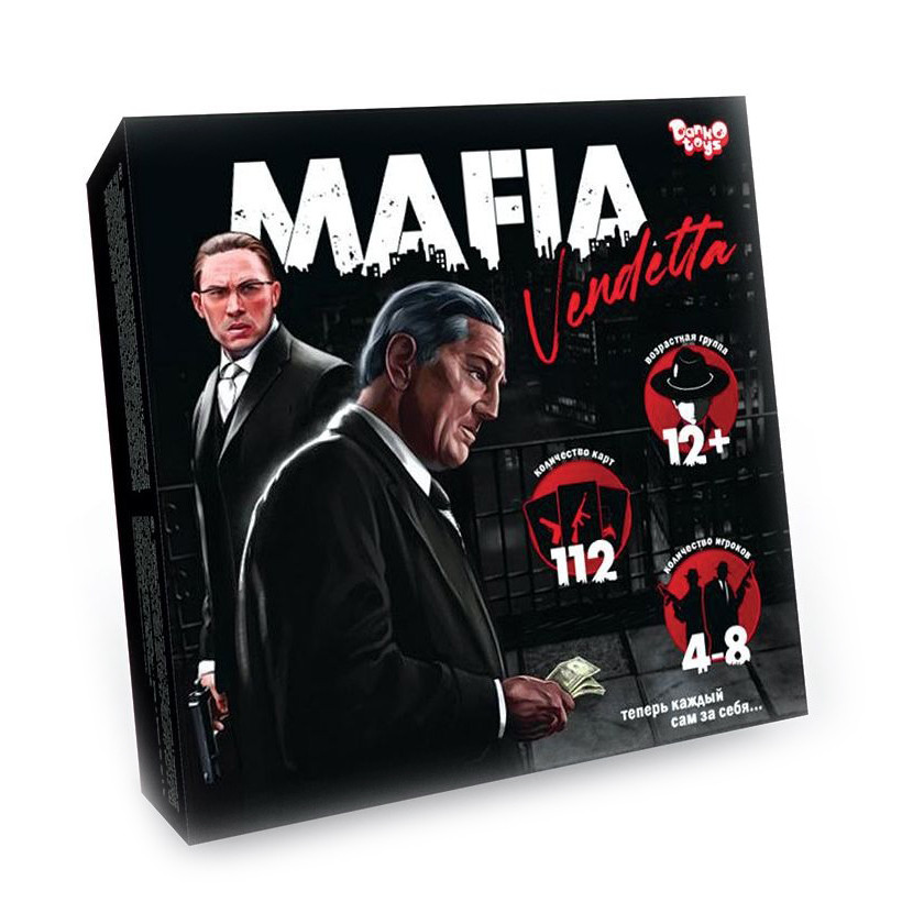 Настільна гра Danko Toys "MAFIA Vendetta" MAF-01-01U, фото 1