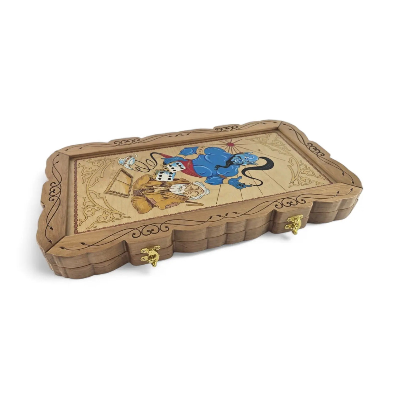 Нарди No Brand Джин 53x29x5 см Коричневий (DN35221), фото 1