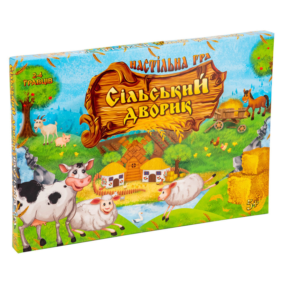 Настільна гра-бродилка "Сельський дворик" Strateg 30503 укр, фото 1