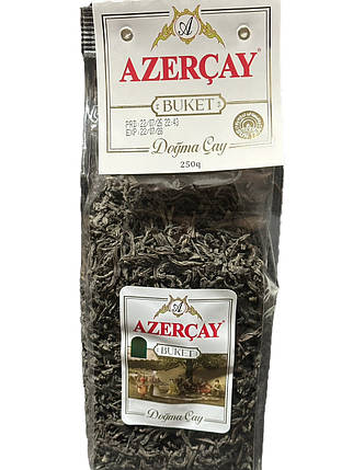 Чай Азерчай 250 гр чорний Букет, фото 1
