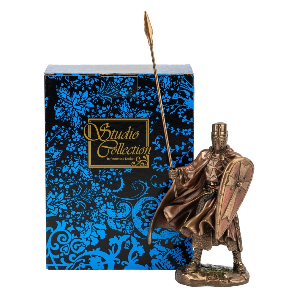 Статуетка Veronese Лицар Хрестоносець зі списом 16 см 78422