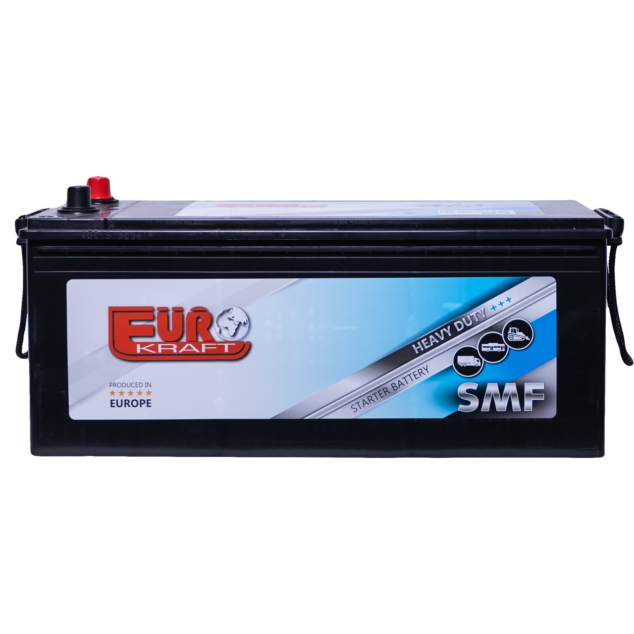 Аккумулятор автомобільний 190Aг EUROKRAFT TRUCK SMF (+/-) (MONBAT, Болгарія) EN1250 513x223x223, фото 1