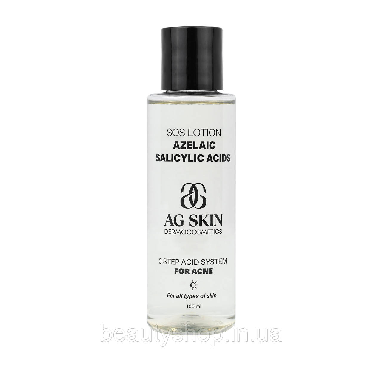 Лосьйон з азелаїновою кислотою AG Skin 100 мл — SOS Lotion Azelaic Salicylic Acids