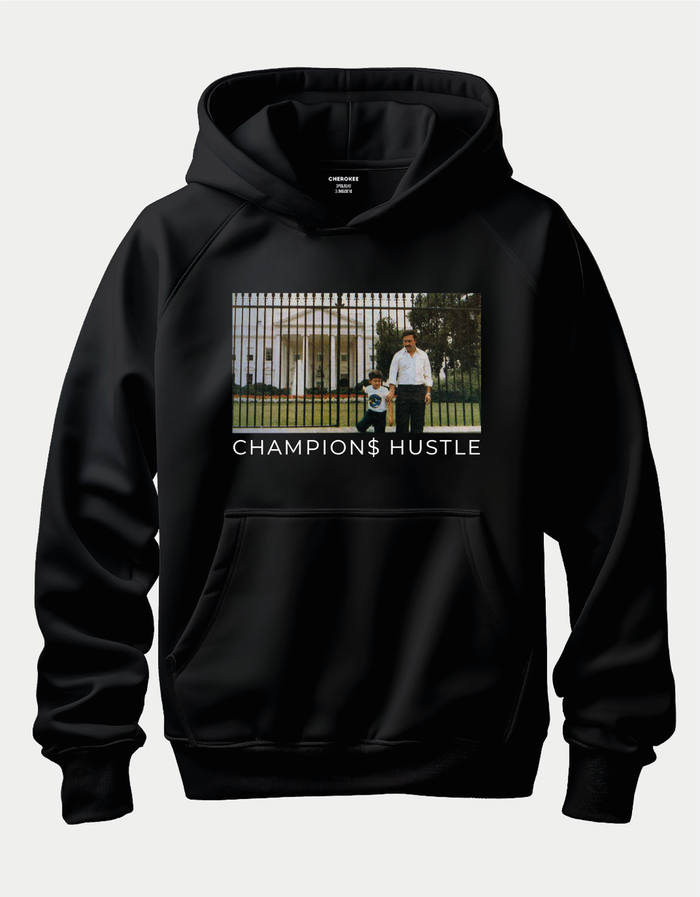 Худі з принтом "CHAMPION$ HUSTLE”, фото 1