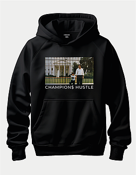 Худі з принтом "CHAMPION$ HUSTLE”