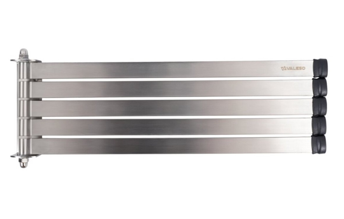 Поворотний тримач з нержавійки для рушників 5 планок)