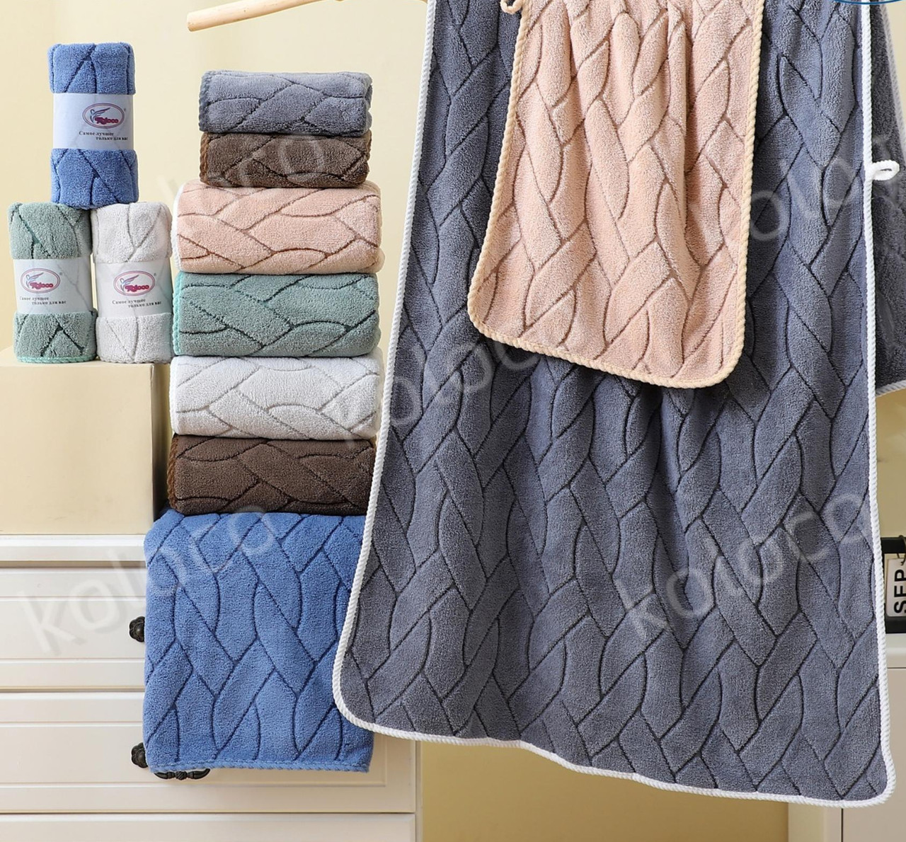 Лицевий рушник, мікрофібра мод. 339 (6), фото 1