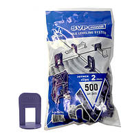 Затиск СВП 2 мм упаковка 500 шт Система вирівнювання плитки SVP NOVA