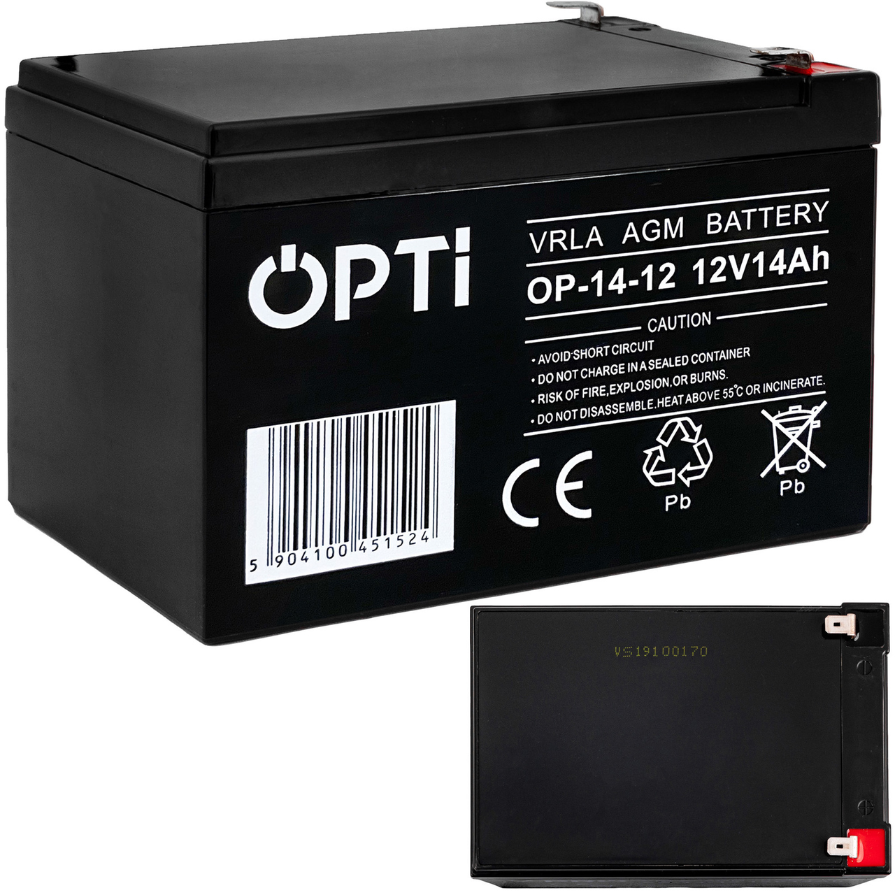 Акумулятор AGM 12В 14Агод VOLT POLSKA, фото 1