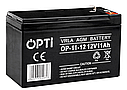 Акумулятор OPTI 12 В 11 А·год AGM, що не вимагає обслуговування, VOLT POLSKA, фото 2