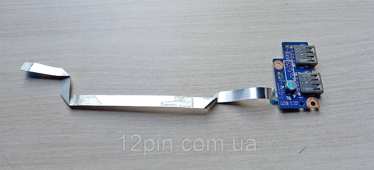 Плата USB 48.4Y15.01M Packard Bell EasyNote TE69KB Acer Aspire E1-522 MS2384 б.у. оригінал, фото 1