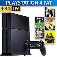 PlayStation 4 FAT +31 игра +Гарантия Б/У