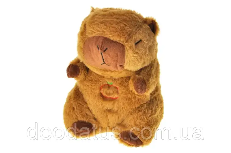 Нічник Капібара з ефектом дихання на батарейках 25 см дихаюча капібара, фото 1