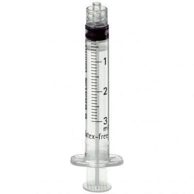 Шприц 3-компонентний, 3 мл, для іригації, з Луер-Лок (Luer Lock)