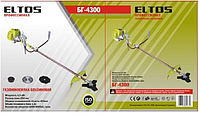 Бензокоса (мотокоса) ELTOS БГ-4300 Профессионал (4300 Вт, 3 ножа в комплекте) - фото 1 - id-p32690012