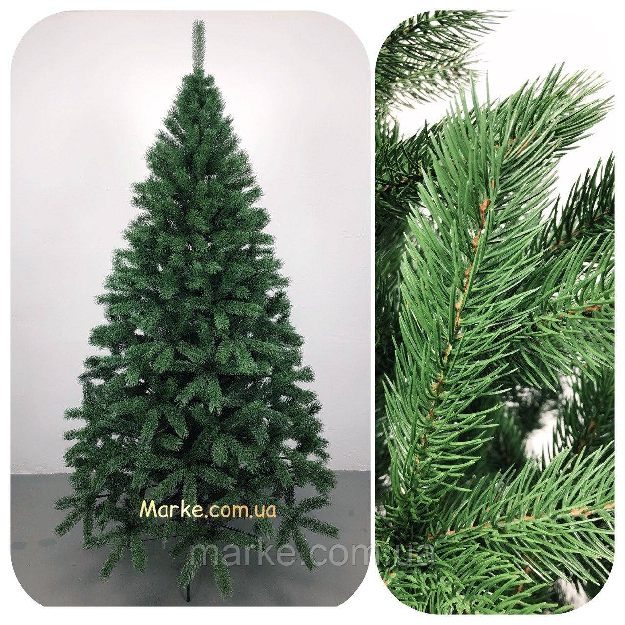 Ялинка лита штучна Буковельська VIP зелена 2,3м 230см, фото 1